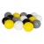 Piłki basenowe 6cm - białe, szare, czarne, żółte