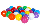 Plastikowe piłeczki do basenów - 9 kolorów