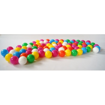 Kolorowe kuleczki dla dzieci 100 szt. 7 cm 6 kolorów