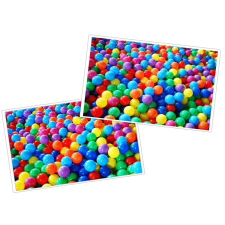 Kolorowe Plastikowe Piłeczki 8 cm 8 kolorów