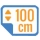 100cm