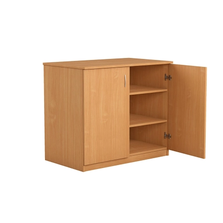 Komoda 100 cm z drzwiczkami (BD/01), otwarta – dwie półki