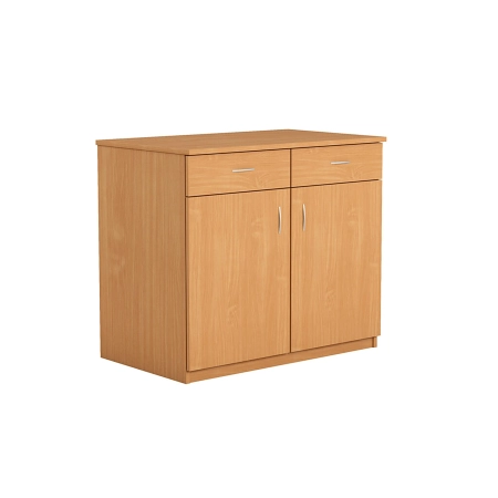 Komoda 100 cm z szufladami i drzwiczkami (BD/02), zamknięta